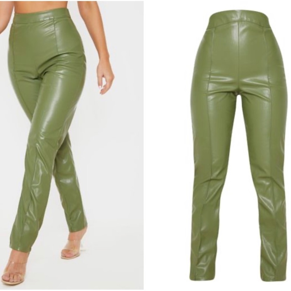 Faux Leather Pants